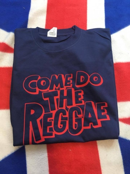 Come Do The Reggae T-Shirt Navy & Red
